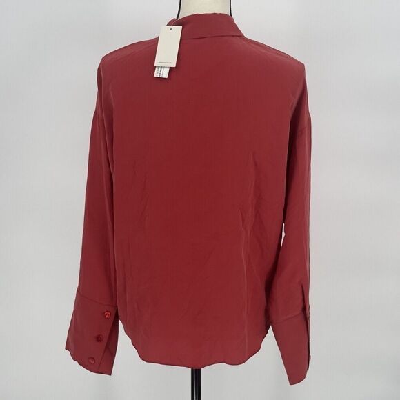 Rebecca Taylor Silk Long Sleeve Pull On‎ Top Blouse NWT $325 Size Small - Picture 7 of 13